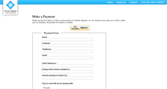 Desktop Screenshot of pay.precisiondippings.co.uk